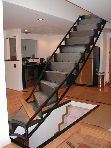 Stairs installation