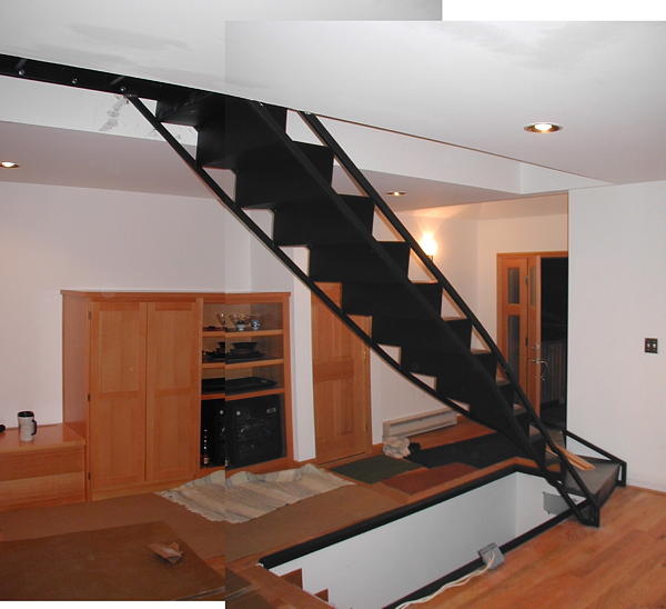 Stairs installation