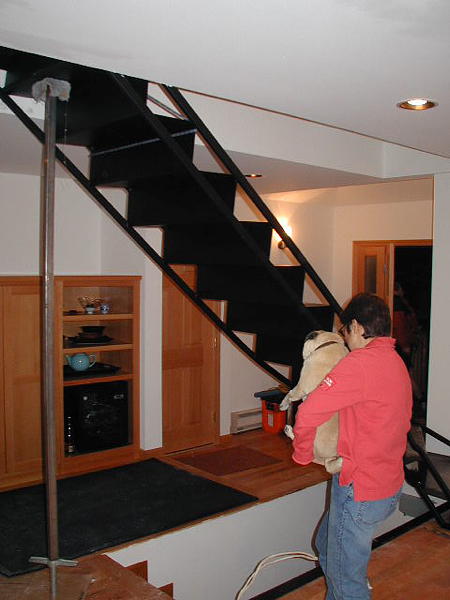 Stairs installation