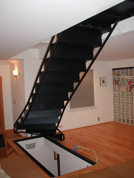 Stairs installation