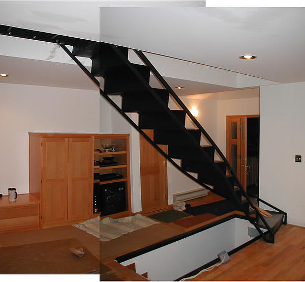 Stairs installation