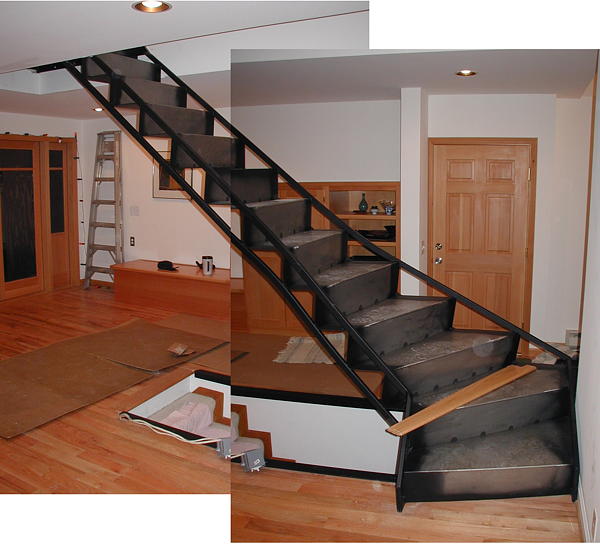 Stairs installation