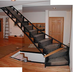 Stairs installation